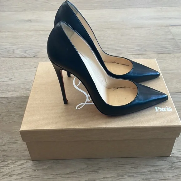 🔥SOLD🔥Christian Louboutin Black So Kate 120 Kid Size 38.5 - Picture 5 of 13